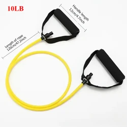Enhanced Resistance Bands with Handles - Premium Exercise Bands for Strength Training and Home Workouts (Yellow)