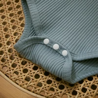 2PCS Ribbed Soft Cotton Newborn Clothes Set