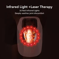3-in-1 Cordless Heated Knee Massager,Smart Infrared Vibration Massage for Elderly Leg Joint Shoulder Elbow, Large LED Screen 4