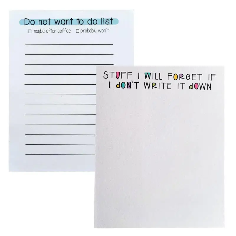

Daily Planner Notepad Notebook Checklist For Weekly And Daily Plan Memo Writing Pad For Work Schedule Grocery Lists Reminders