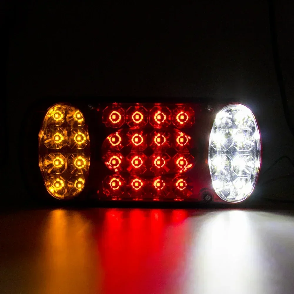 ATVOV 2pcs 12V 24V Ʈ�� LED ���� ����Ʈ �̵� �ĸ� ���� �극��ũ ������ ���� ��ȣ ���� ǥ�ñ� Ʈ���Ϸ� ĳ���� �� UTE