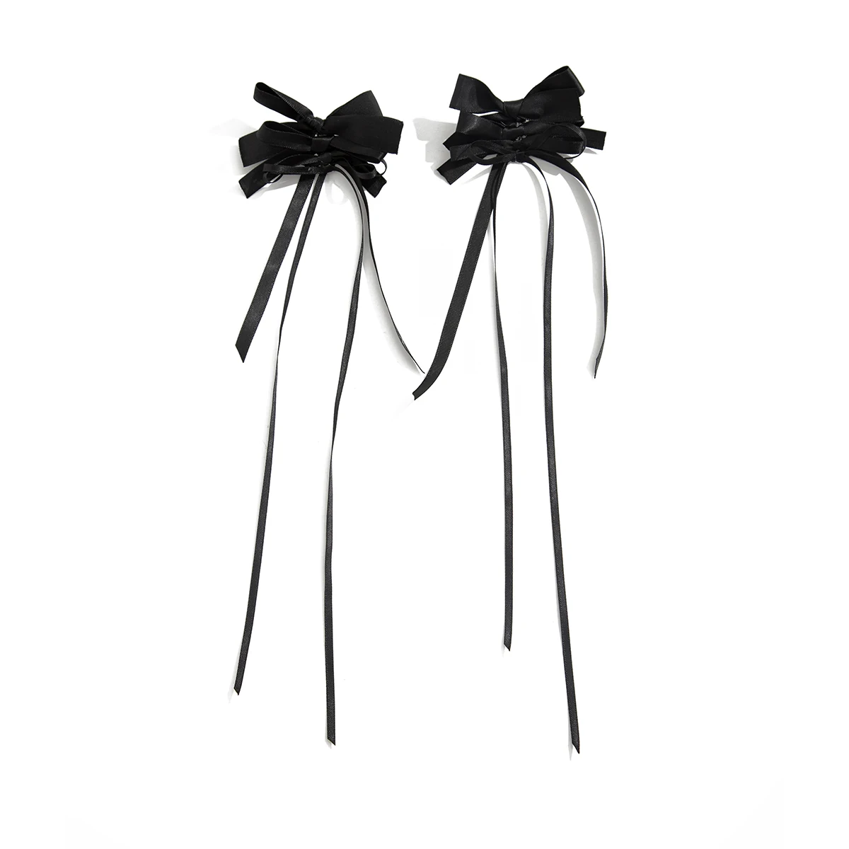 Exaggerated Bowkont Webbing Long Tassel Drop Earrings Women Trend Elegant Charming Earring Wed Bridal Party Jewelry