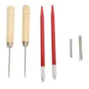 Doll Hair Rooting Tool Lightweight Wooden Handle Awl Copper Rod Doll Hair Reroot Tool  Compact Size for Doll Shop 1