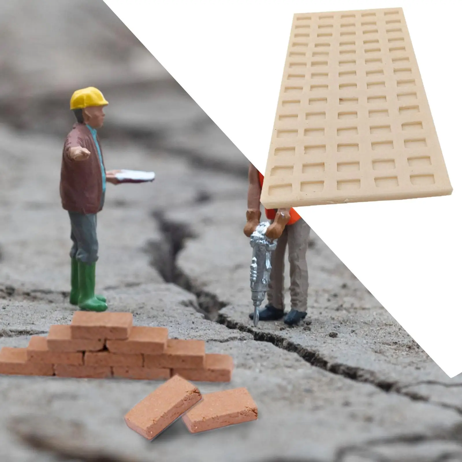 

1:35 Scale Gel Simulation Long Bricks Model Building DIY Accessory