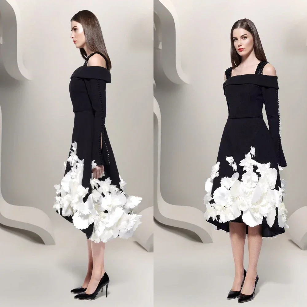 Prom Dress Saudi Arabia Exquisite Elegant High Collar A-line Evening Draped Bolero Stole Satin Custom