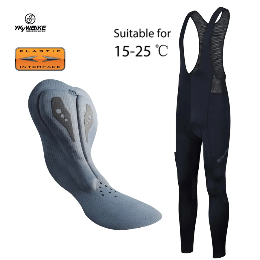 Ykywbike Cycling Pants Men Pro Bike Long Pants Cool Breathable Cycling