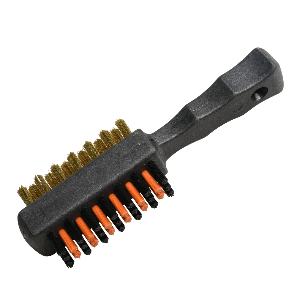 Golf Club Brush Groove Cleaner Dual Sided Tools Portable Metal Lightweight Nylon Accessories golf club cleaner