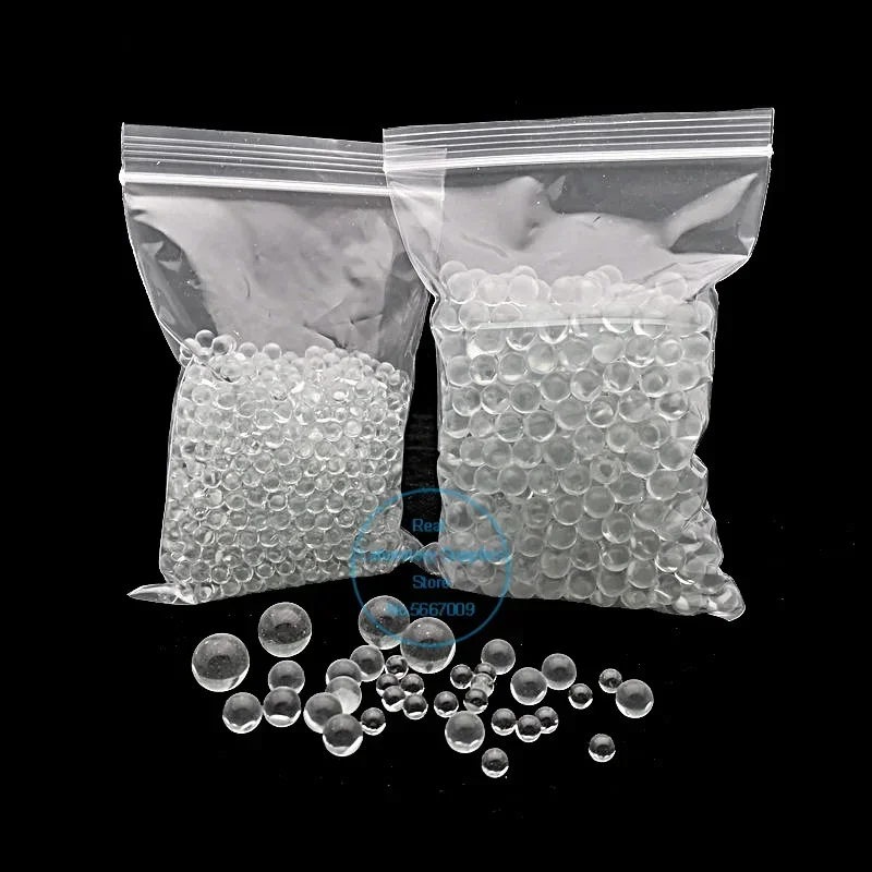 Laboratory Anti-boiling Clear Glass Beads High Precision Soda-lime Glass Balls School Experiment 1000pcs/2000pcs 1mm-11mm