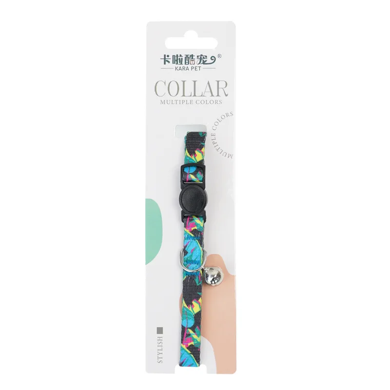 Cat Collar with Bell Adjustable Safety Pet Collar Colorful Bell Ring Necklace for Cat Kittens Puppy Small Dog Pet Accessories 4