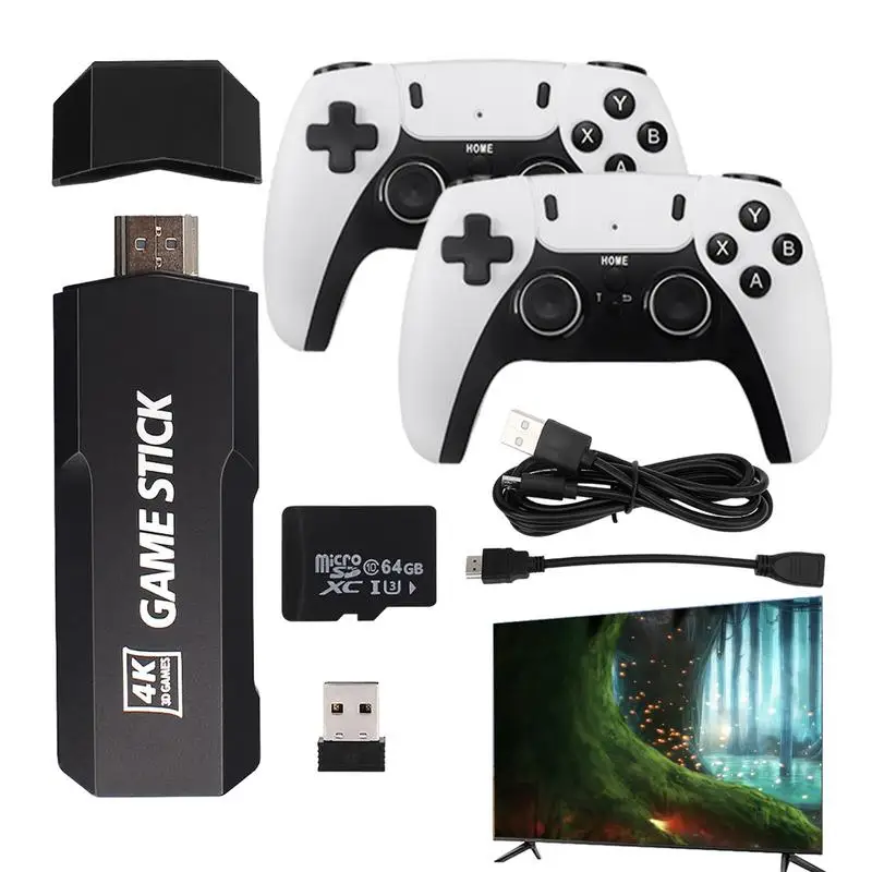 Console Per Videogiochi Retrò Stick Videogiochi Per Giochi Classici Tv 4K Game Stick Rivivi Il Divertimento Dell'Infanzia Plug And Play Ad Alta Defini