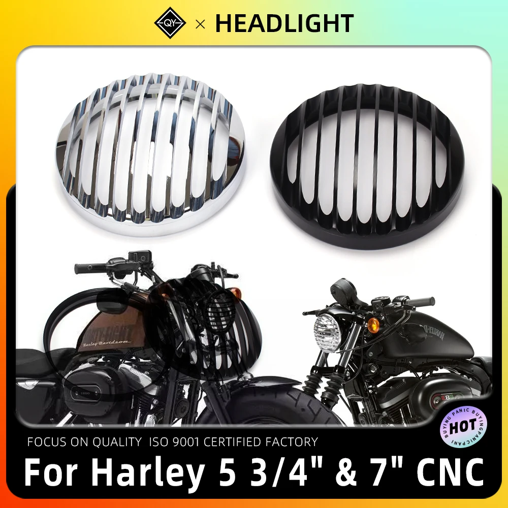 5 3/4 &quot7&quot круглая металлическая накладка для светодиодной фары на Гриль Для Harley