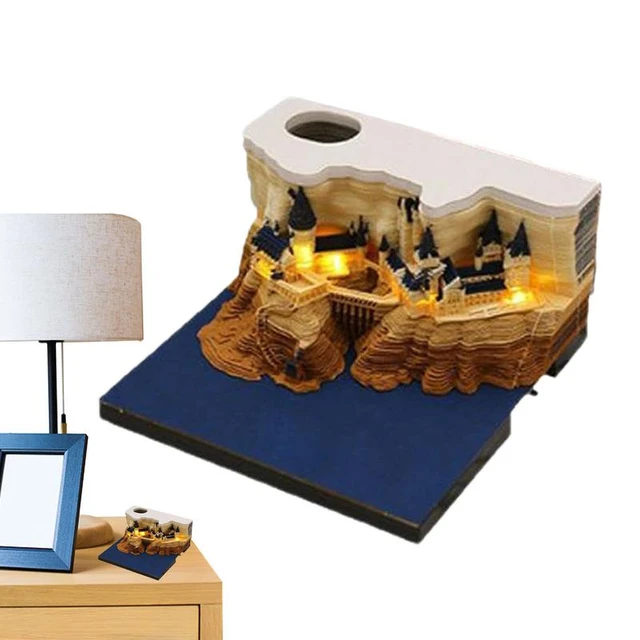  3D Stick Notes, Carving Art Notepad Convenient Delicate Wide  Application for Home : Office Products