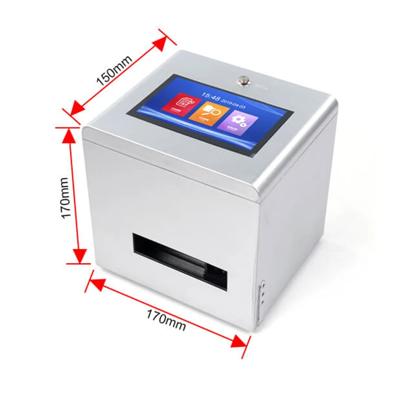 Phezer-Imprimante thermique à jet d'encre de bureau portable, QR Bar, Code  de lot, Date, Numéro, Logo, Date d'expiration, PO1, 12.7mm, 25.4mm -  AliExpress