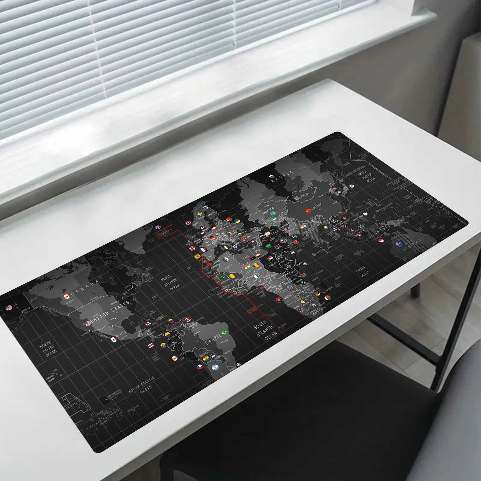 Professional Large Mouse Pad & Computer Game Mouse Mat (35.4x15.7IN/31.5X15.7IN Map) (90 x40/80x40cm Map) 4