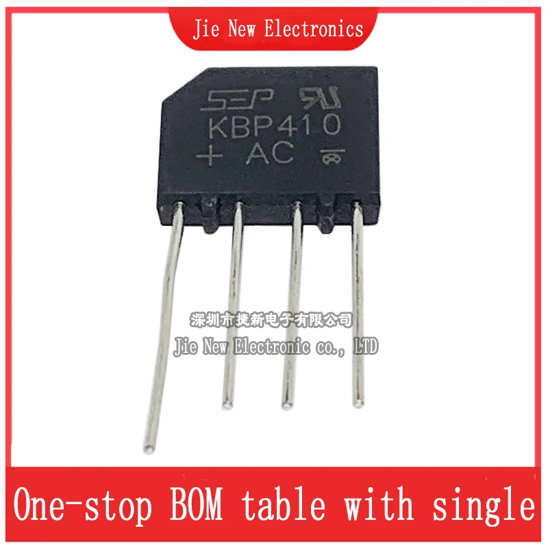 10PCS High-Performance DIP-4 Bridge Rectifiers