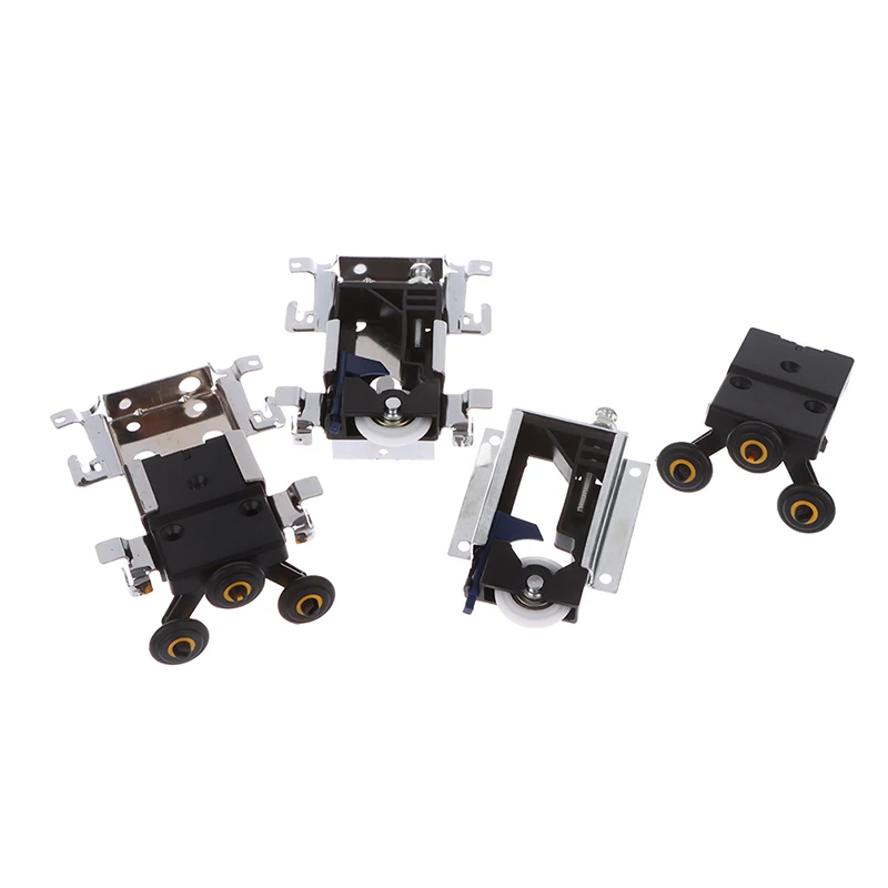 Sliding Door Roller Sliding Door Pulley Sliding Wardrobe Door Part Top/bottom Down Wheels/Runner/Guides Kit Side-mounted Hanging