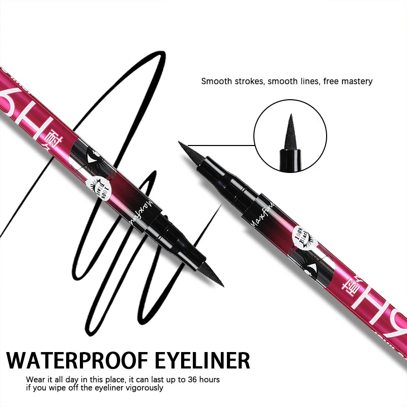 Liquid eyeliner Long Lasting Quick Drying Waterproof Easy To Color Non Smudging Smooth