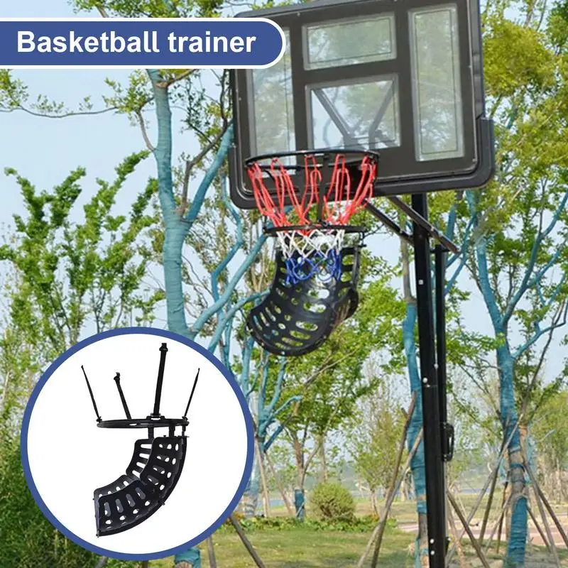 Ball Returning System Basketball Hoop 360 Degree Rotatable Rebounder and Returner Ball Return Supplies Strong Load-bearing