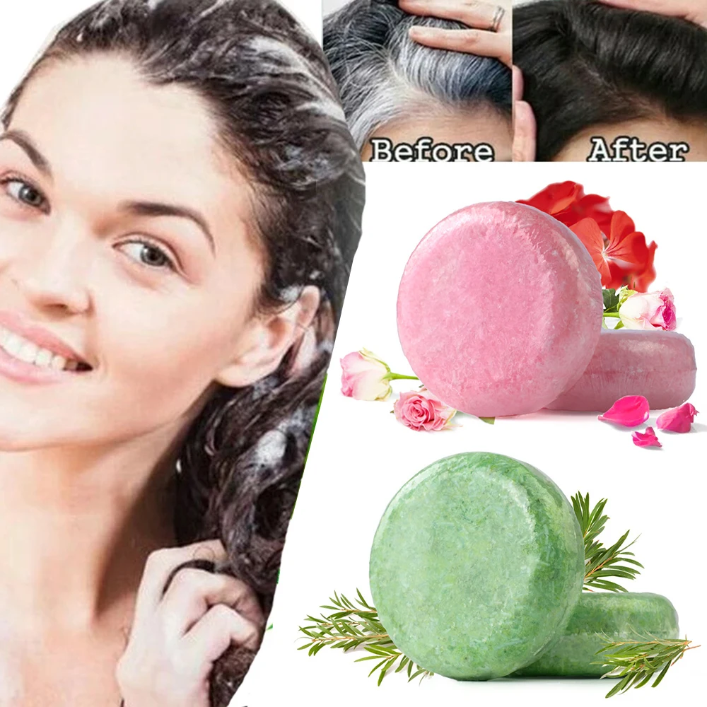 

Polygonum Multiflorum Hair Shampoo Soap Handmade Oil Control Moisturize Hair Reverse Soap Essence Hair Darkening Hair Care