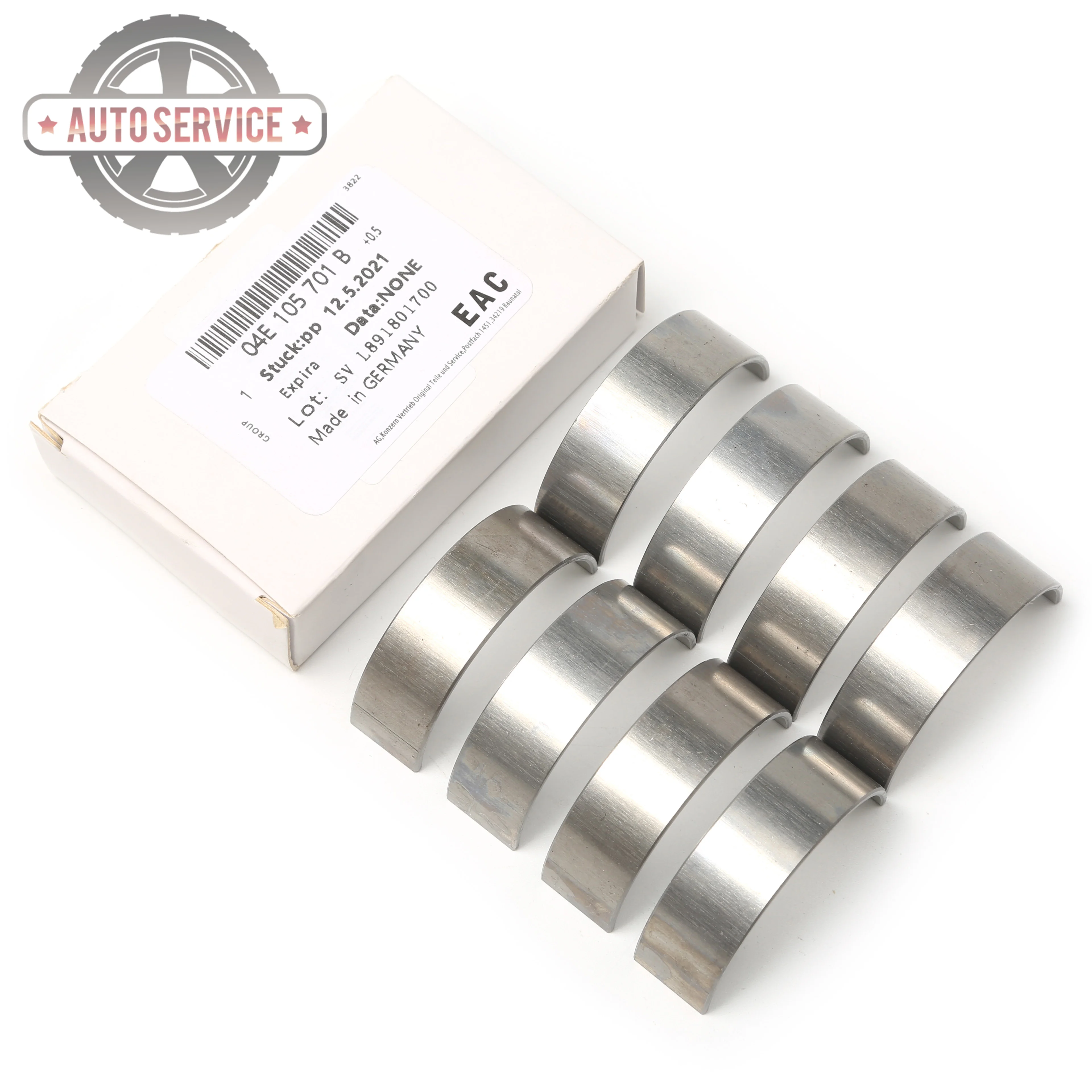 

04E105701N 04E105701D Engine Connecting Rod Bearings Set Oversized 0.5MM For VW Caddy Golf 1.6L Jetta 2015-2022 Polo