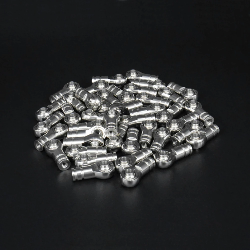 

Laser welding stainless steel M3 ball joint bearing fisheye joint Tamiya tractor RC remote control car model universal