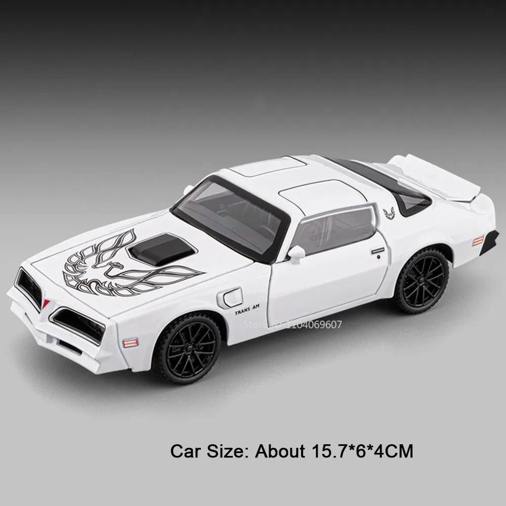 Diecast Firebird Hellcat Toy Car with Sound and Light Features