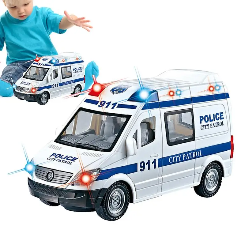 

Rescue Vehicles Fire Truck Ambulance Car With Light And Sound Educational Toys Friction Powered Truck Toy With Light And Sound