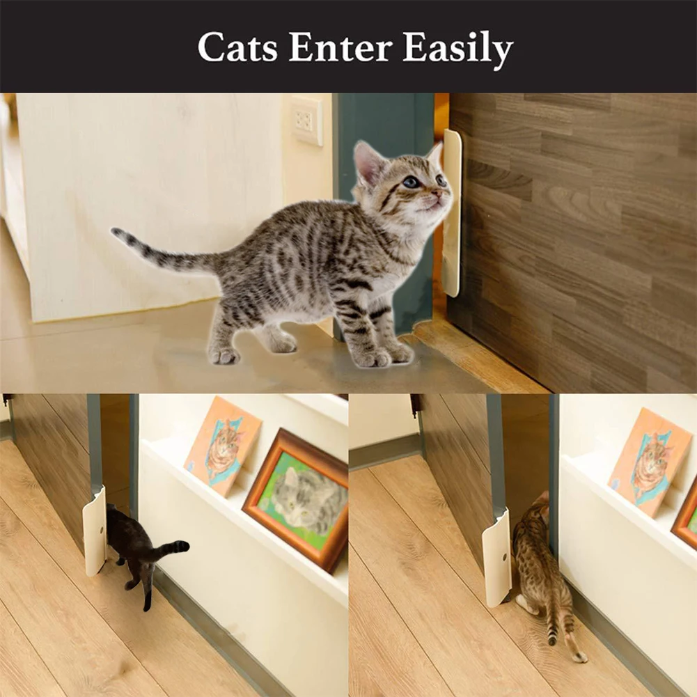 Toilet Training Home Cat Hole Animal Supplies Dog Door Pet Safety Gate Automatic OPen Close Bedroom Bathroom Durable