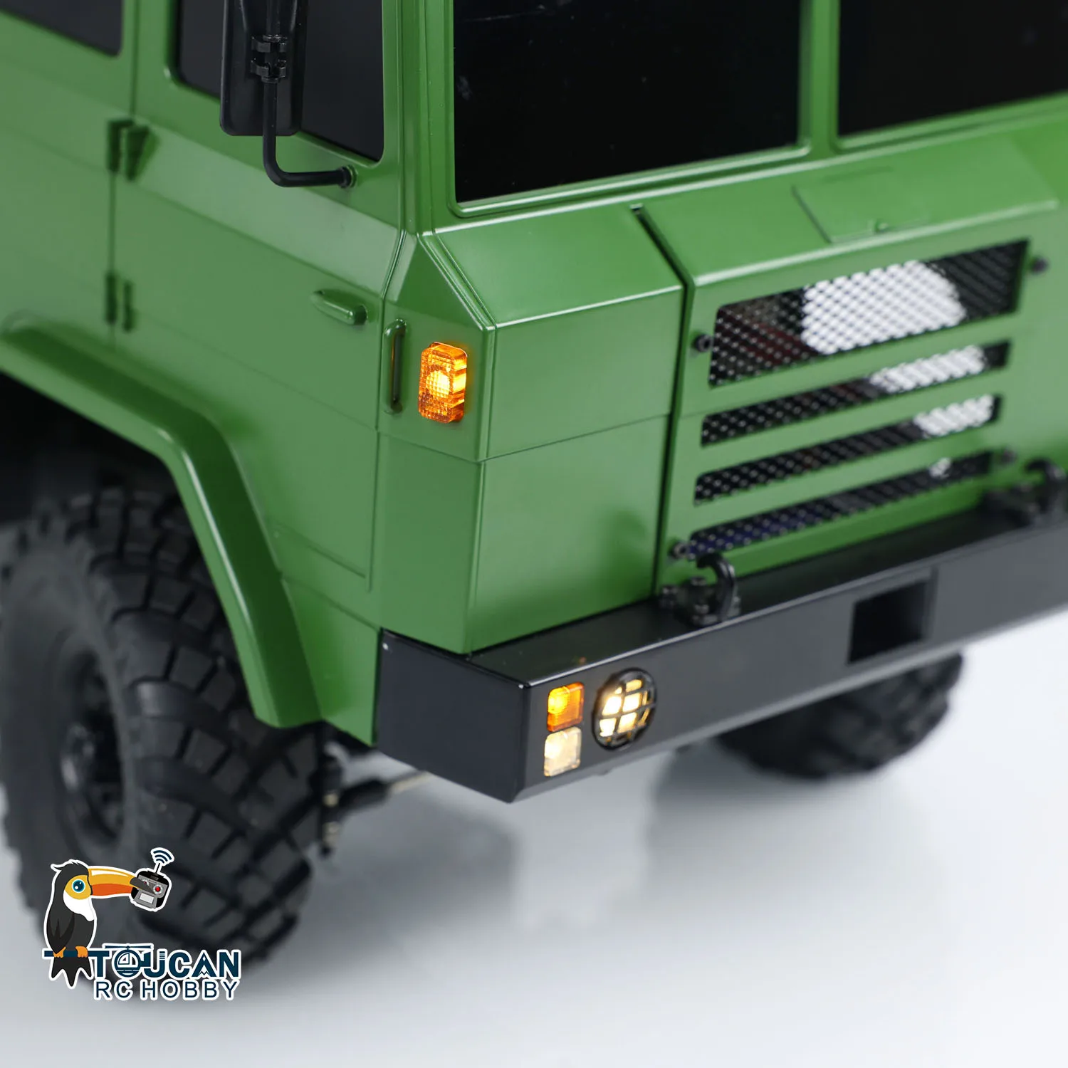 In Stock 1/12 CROSSRC XC6 RTR RC Military Truck Crawler 6WD Painted Assembled Sound System Smoke Battery RC Toys Model Gift 5