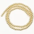 4mm 18k Gold Color