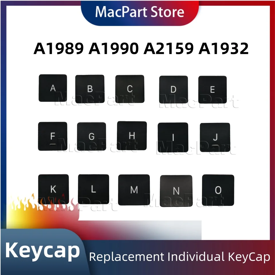 Premium Keyboard Keycap Set for Laptops - A-O Letters, Brand New US/UK Layout