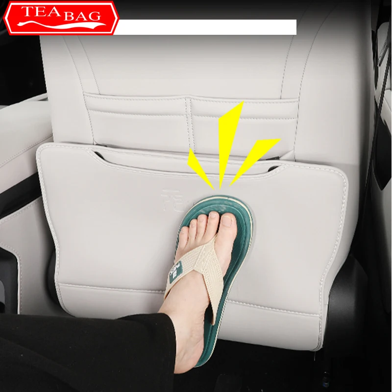 BYD Yuan Pro Yuan UP EV Car Styling Rear Seat Anti-kick Mat Seat Back Dirt Protection Pad Auto Accessories car seat protector