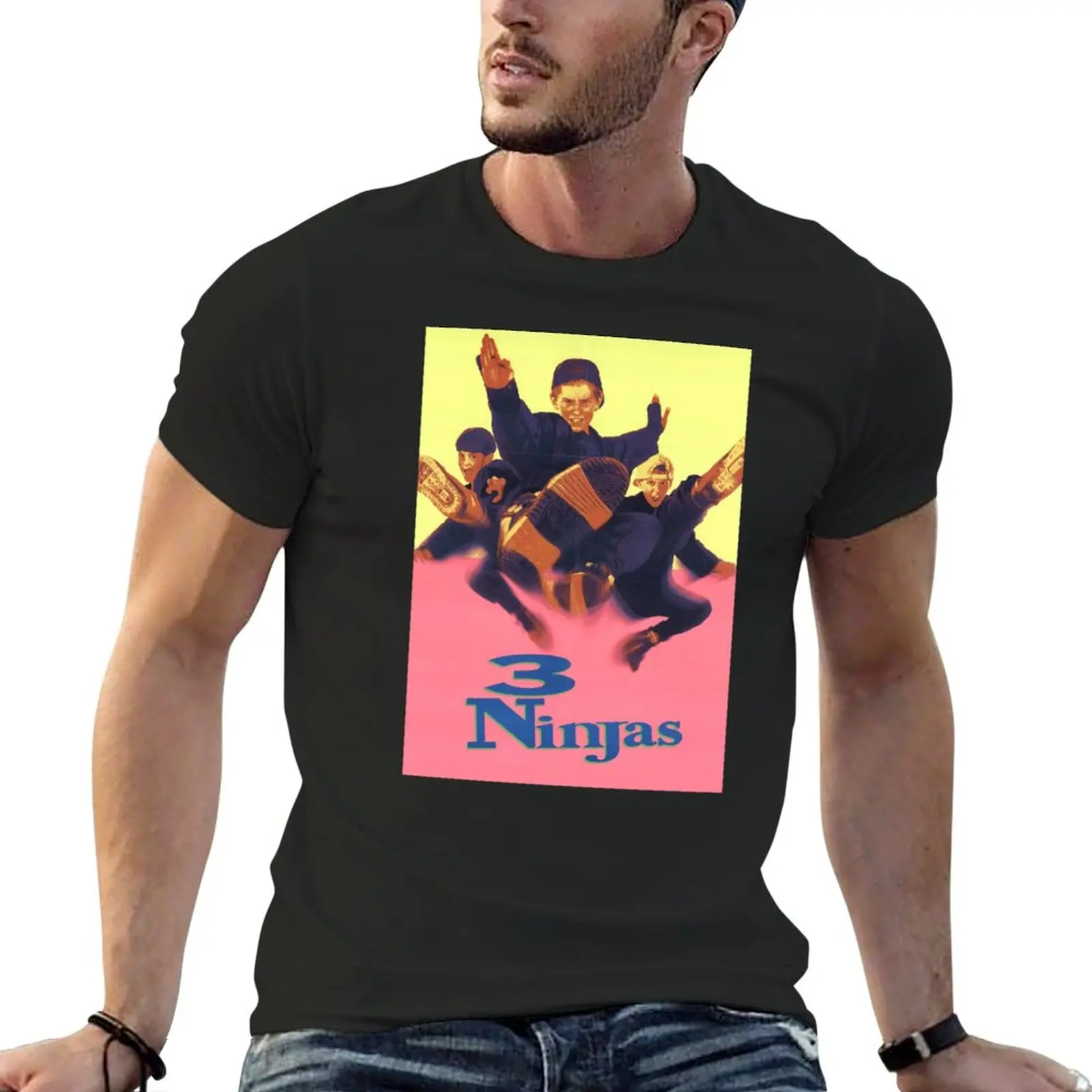

New 3 Ninjas T-Shirt kawaii clothes aesthetic clothes korean fashion tshirts for men