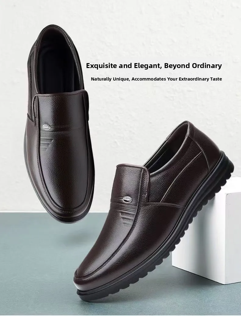 أحذية من الجلد العسكري من الدرجة الأولى أحذية رجال الأعمال غير الرسمية أحذية سفلية ناعمة 100% من جلد البقر بالكامل تخفيضات خاصة