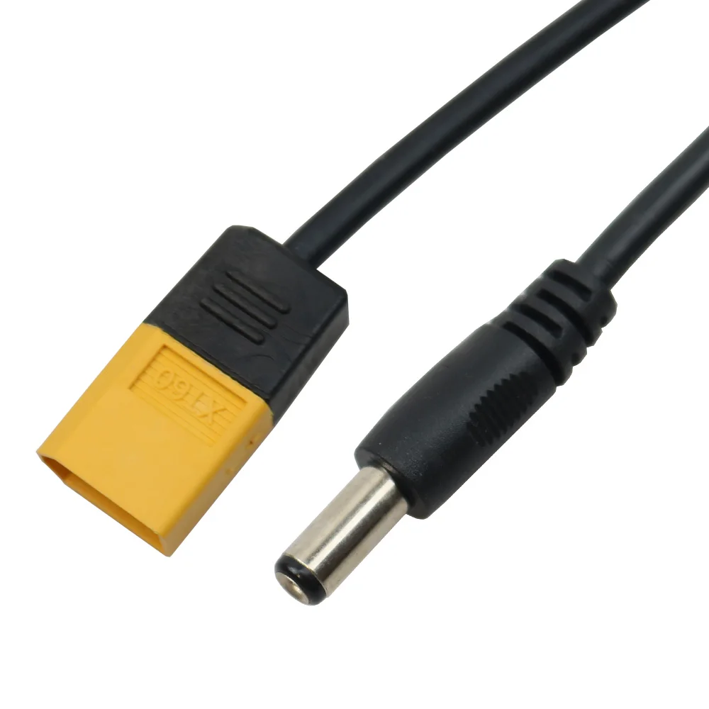Фото Сверхмягкий 45 см TS100/T12 XT60 патронный соединитель к штекеру DC5525/DC5521 кабель питания для полета FPV многороторного полевого ремонта №4