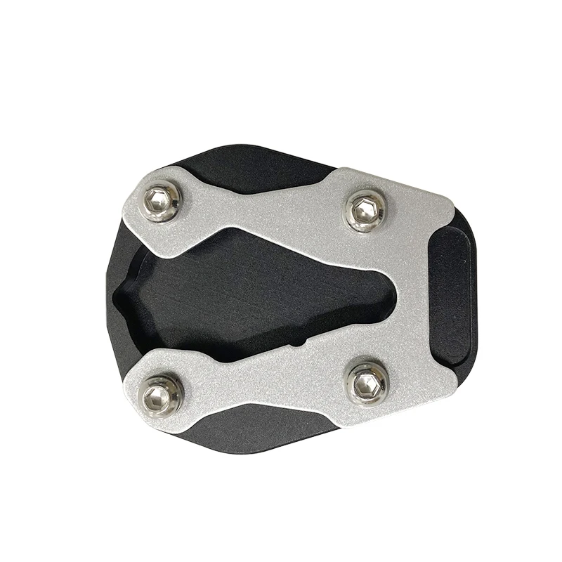 Motorcycle Foot Side Stand Enlarger Plate Pad Kickstand Extension