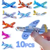 10-1Pcs Mini DIY Hand Throw Flying Glider Planes Kids Game Toys Foam Airplane Party Favors Gift Outdoor Launch Fighter Toy 1