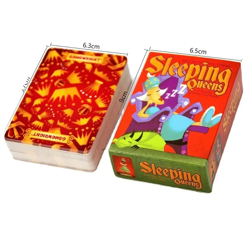 Card Full English Sleeping Queens Board Game 2-5 People Family Gift Wake Up Queen Strategy Game Fun Childrens Toys