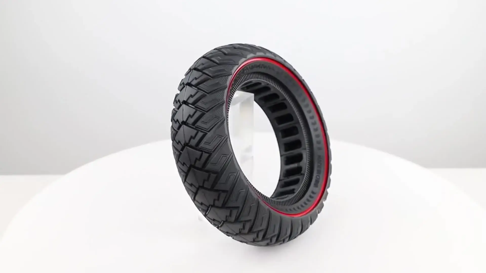 1PZ F1T-X03 10 Pneumatico pieno 10x3 ruota solida 10 pollici 80/65-6 per monopattino elettrico - Compatibile per scooter KUGOO M4, Dualtron Victor, Zero 10x, Kaabo Mantis 10 (Pro), per pneumatici