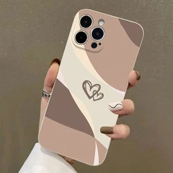 Heart Shaped Painted Soft Phone Case - Artistic Protective Cover for A26 5G (1)