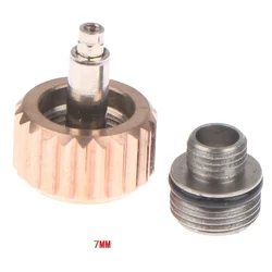 High-Quality Assorted Waterproof Watch Crowns for Repair and Replacement (Rose gold 7MM)