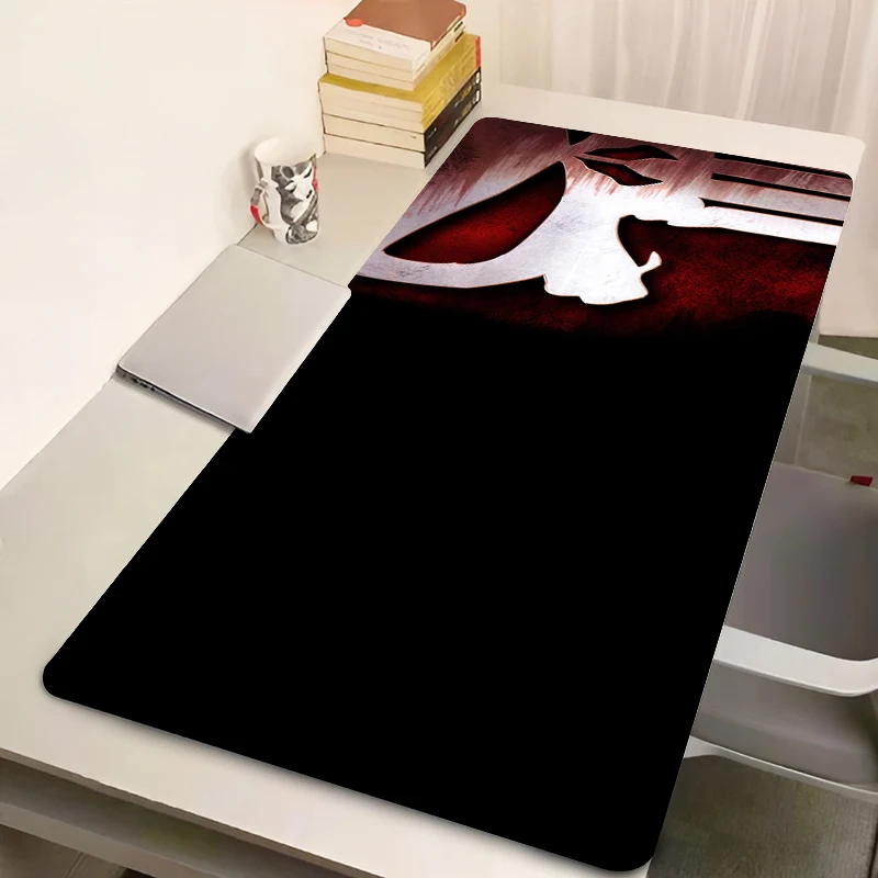 Marvel Skull Pattern Mouse Pad Office Laptop Black Anime Desktop Play Mat Grandi Accessori Da Gioco Tastiera Tappeto Mouse Per Computer