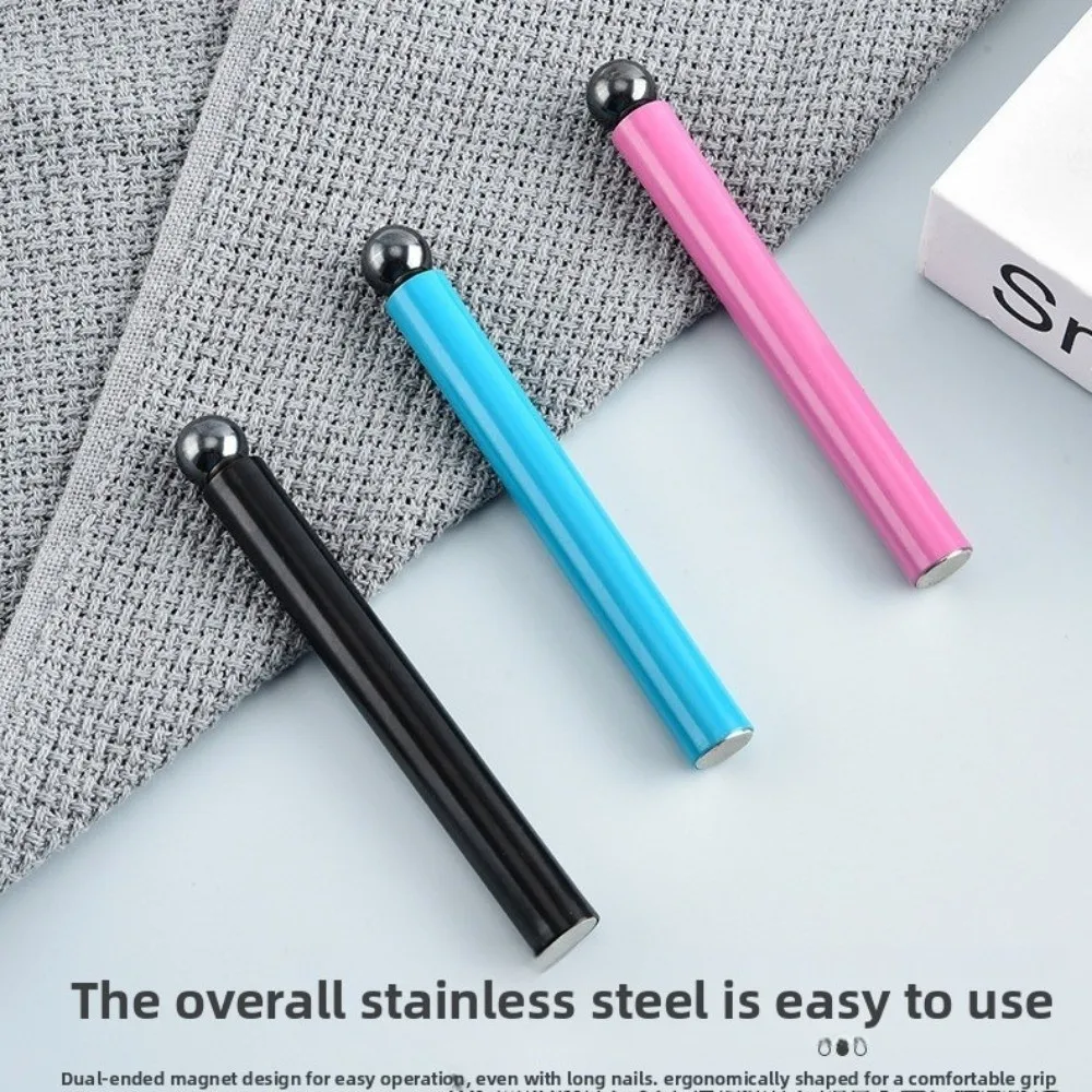 Portable Nail Magnetic Stick Durable Nail Design Tools Cat Eye Nail Glue Magnetic Iron Rod Multifunctional Nail Magnet Pens