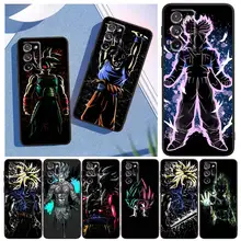 

Art Anime Dragon Ball Goku For Samsung Note 20 Ultra 10 Pro Lite 9 8 F52 F42 F22 M21 M60S M62 M31 M12 M32 Black Phone Case Capa