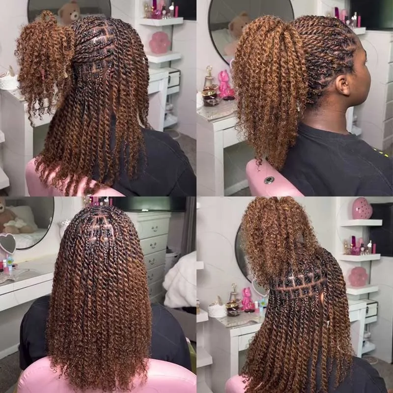 Top Rated QVR Afro Kinkys Bulk Hair for Dreadlock Extensions – Best Quality Affordable Sale Tight Kinky Hair for Loc Repair 50g 4
