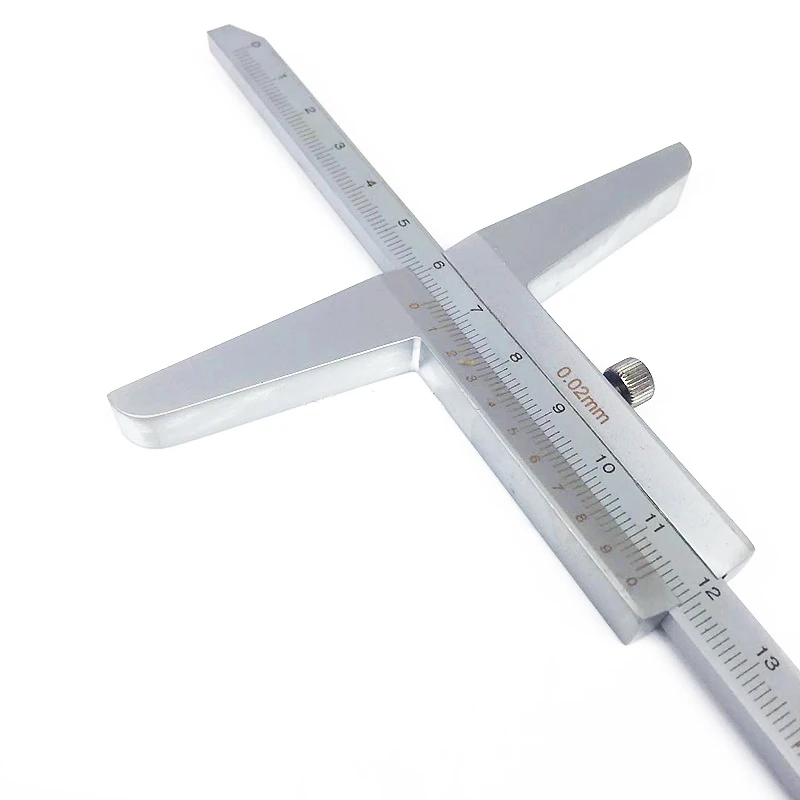Description Picture 3 of item0-150mm 0-200mm 0-300mm Depth Vernier Caliper 0.02mm Steel Metric Gauge Micrometer 6inch 8inch 12inch depth Measuring Tools