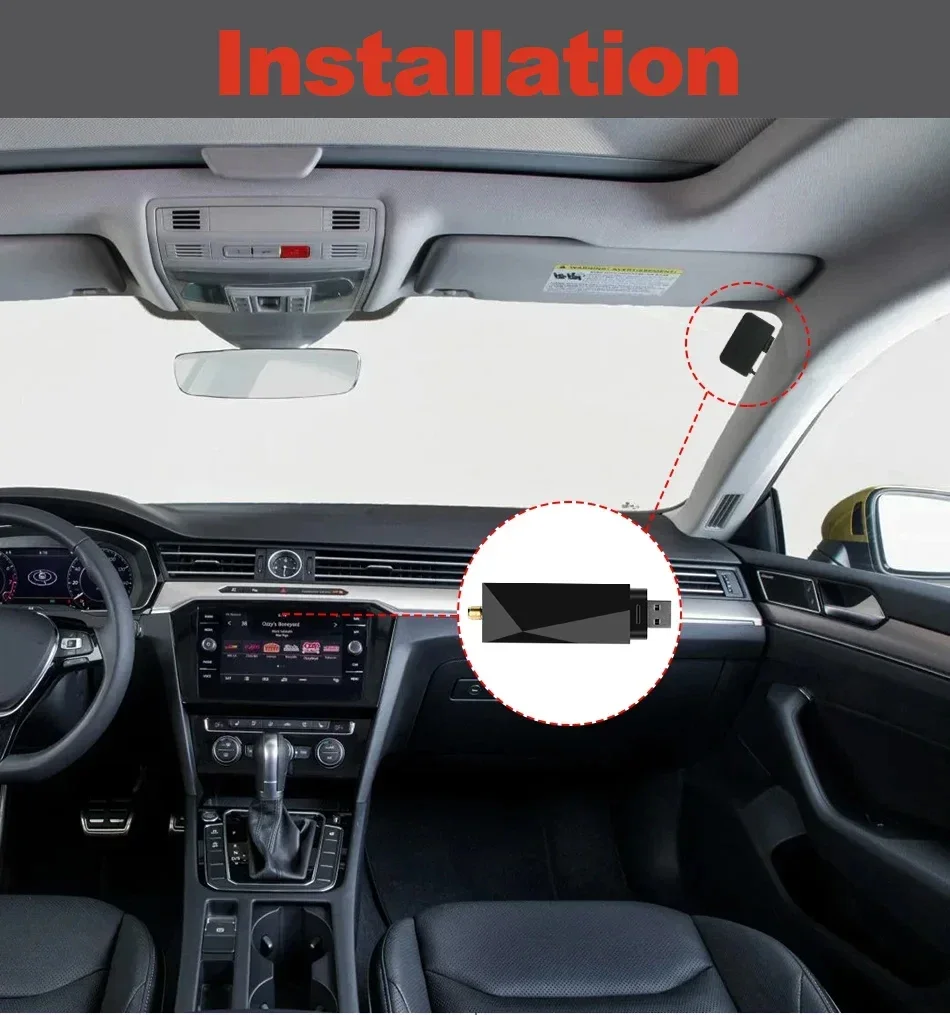 For Universal Car Accessories DAB + Antenna With USB Adapter Android Car Radio GPS Stereo Receiver Player