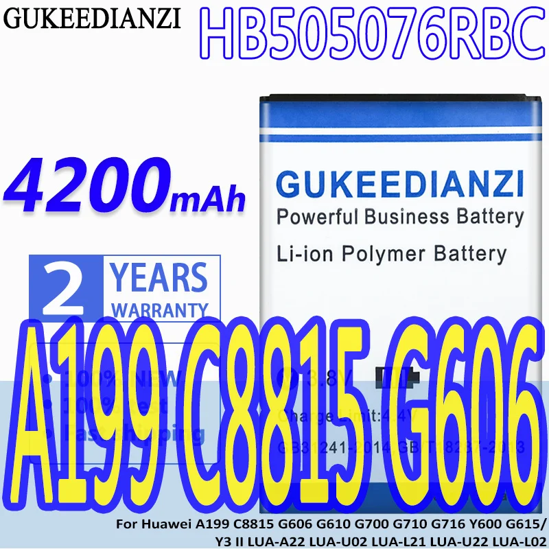 4200mah Gukeedianzi Battery Hb505076rbc For Huawei Y3 2 Y3 Ii / Lual02