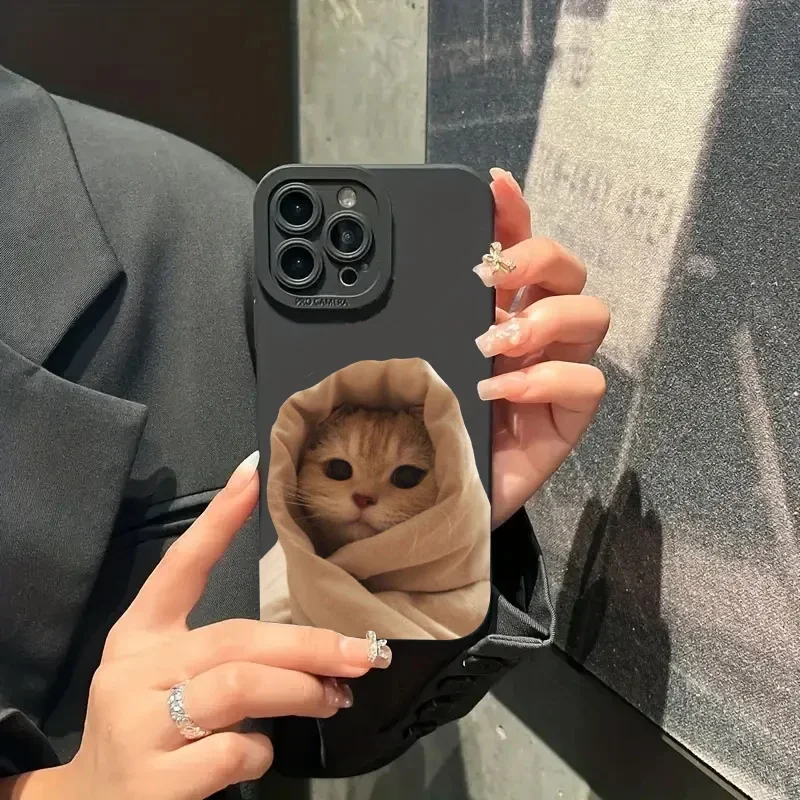Cartoon Fun Cat Pet Dog Silicone Phone Case For Samsung Galaxy A14 A34 A54 A13 A23 A33 A52 S23 Ultra S22 Plus S21 S20 FE
