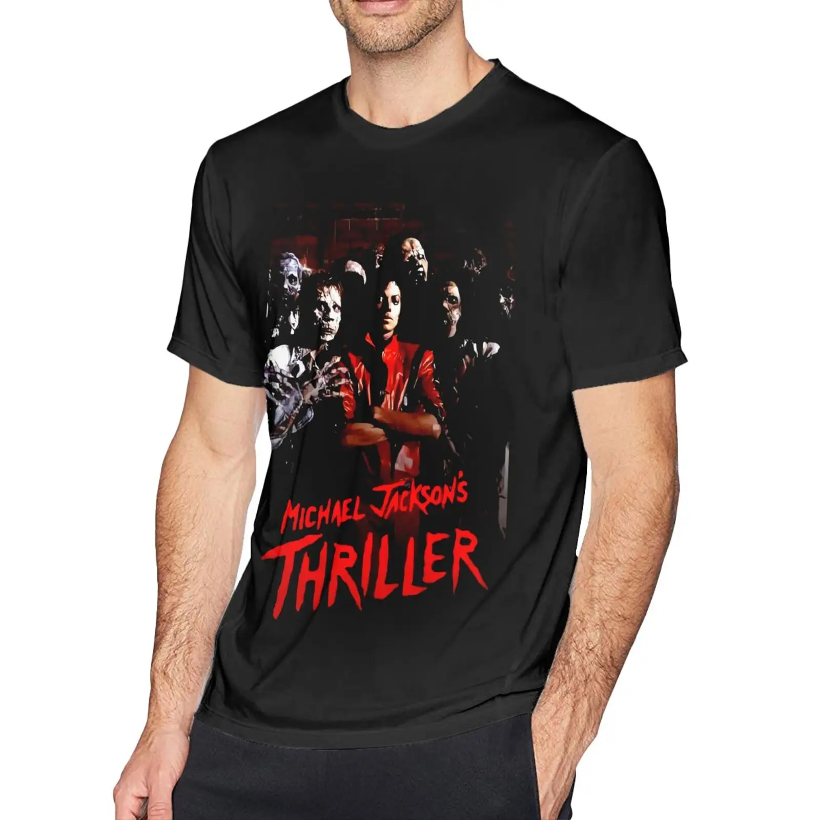 Michael Jackson Thriller Half Neck T 